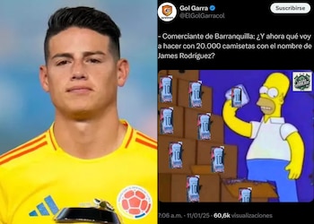 James Rodríguez se encuentra más