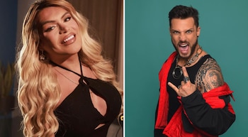 Wendy Guevara y Nicola Porcella