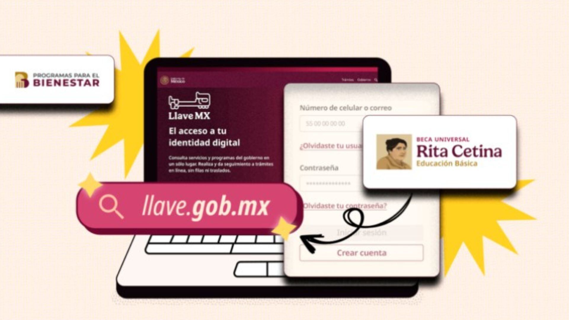 La cuenta digital centralizada permite ingresar a diversos servicios gubernamentales desde una sola plataforma. (Captura de pantalla Llave MX)