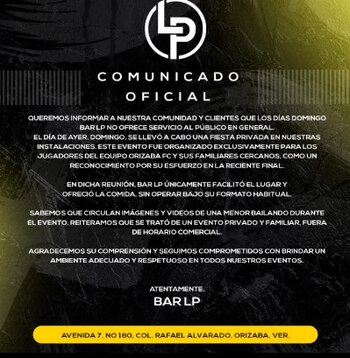 Futbolistas del Orizaba F.C. grabaron