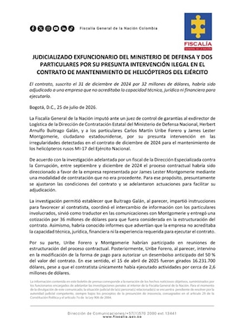 crédito Fiscalía General de la Nación