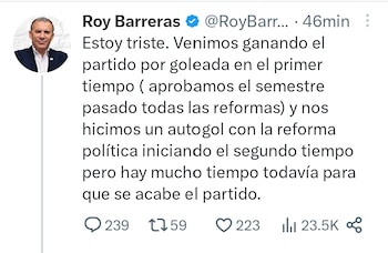 Trino de Roy Barreras viernes