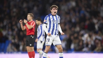 El centrocampista riojano Pablo Marín