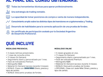 Milei sigue figurando como docente