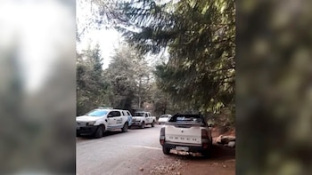 El accidente en Bariloche ocurrió poco después de las 13, cuando Adrián Ignacio Arano filmaba su recorrido en bicicleta en un sector con estructuras de madera