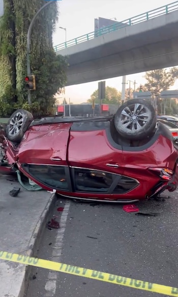 El vehículo fue declarado pérdida