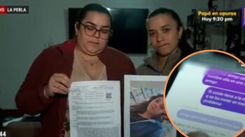 La madre de la menor