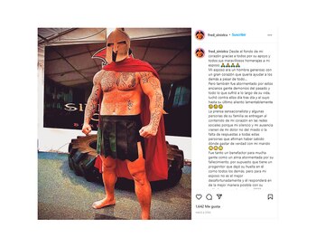 La esposa del luchador hizo