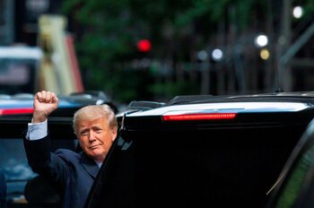 En la imagen el expresidente