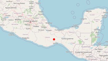 Matias Romero registra un terremoto