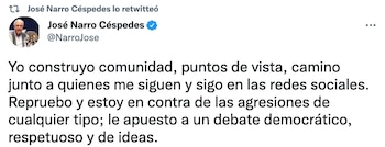 José Narro se manifestó en