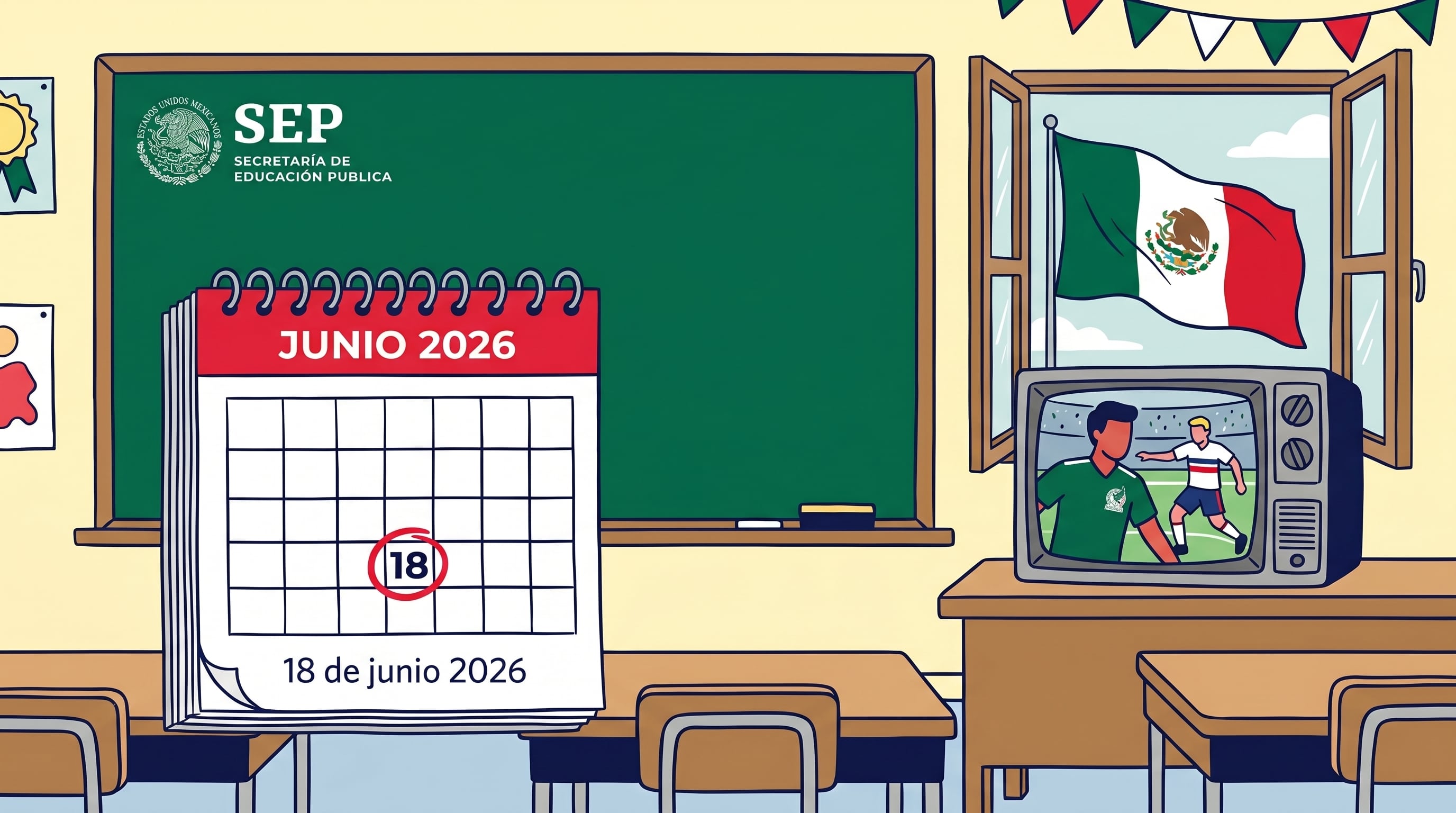 ¿Hay clases el 18 de junio por el México vs Corea? esto dice la SEP (Imagen Ilustrativa Infobae)