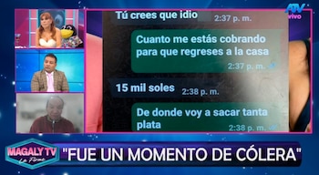 Melcochita condenou o marido