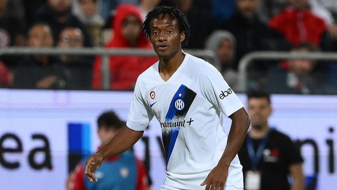Juan Guillermo Cuadrado viene de jugar en Europa durante 17 años, principalmente en Italia - crédito @cuadrado/Instagram