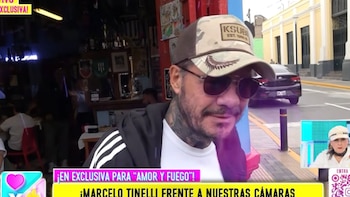 Tinelli habló en Amor y Fuego, dijo que están juntos y pidió no reducir su vida a rumores de pantalla. Amor y Fuego.