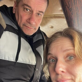 Carla Peterson con Marcelo Subiotto.