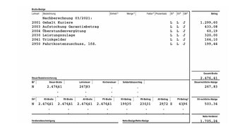 Gonzalo publicó su recibo de