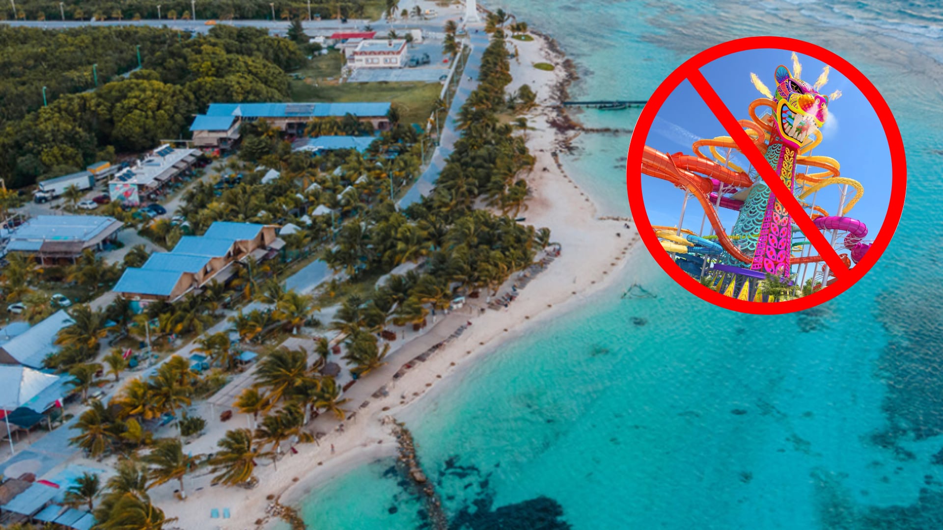 Semarnat rechaza de manera definitiva el proyecto Perfect Day de Royal Caribbean en Mahahual, Quintana Roo. (Barceló.com)