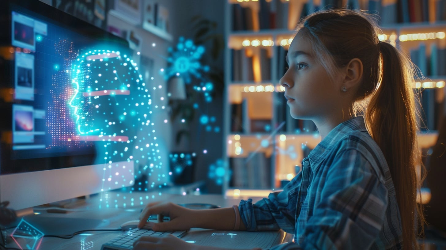 El uso intensivo de inteligencia artificial abarca aspectos académicos y personales, con potenciales beneficios y desafíos para el bienestar juvenil (Imagen Ilustrativa Infobae)
