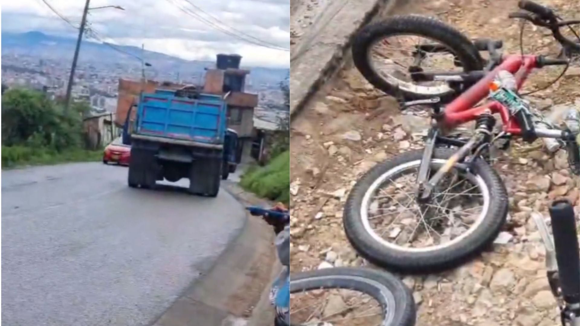 Las autoridades de tránsito avanzan en la investigación para establecer las circunstancias del hecho y la posible responsabilidad en el siniestro vial ocurrido en el norte de la capital. - crédito captura de video