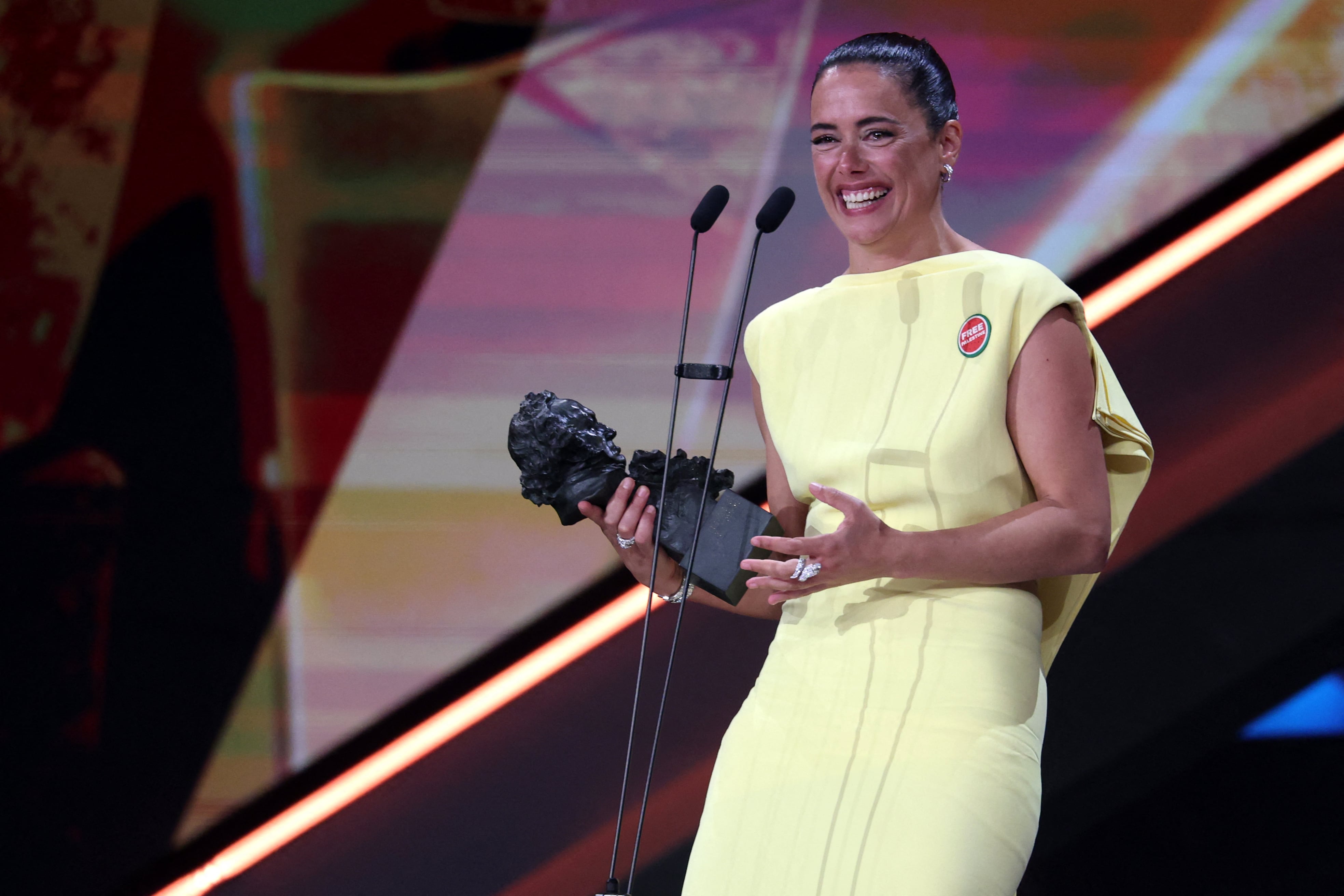 Patricia Lopez Arnaiz. (Photo by Lluis GENE / AFP)