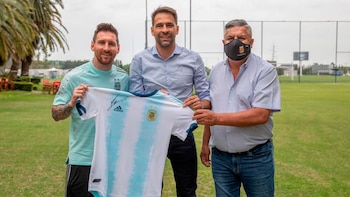 Messi, Carreras y "Chiqui" Tapia