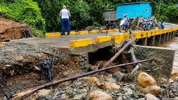 Las lluvias dañan caminos y puentes en el Caribe Norte de Nicaragua
