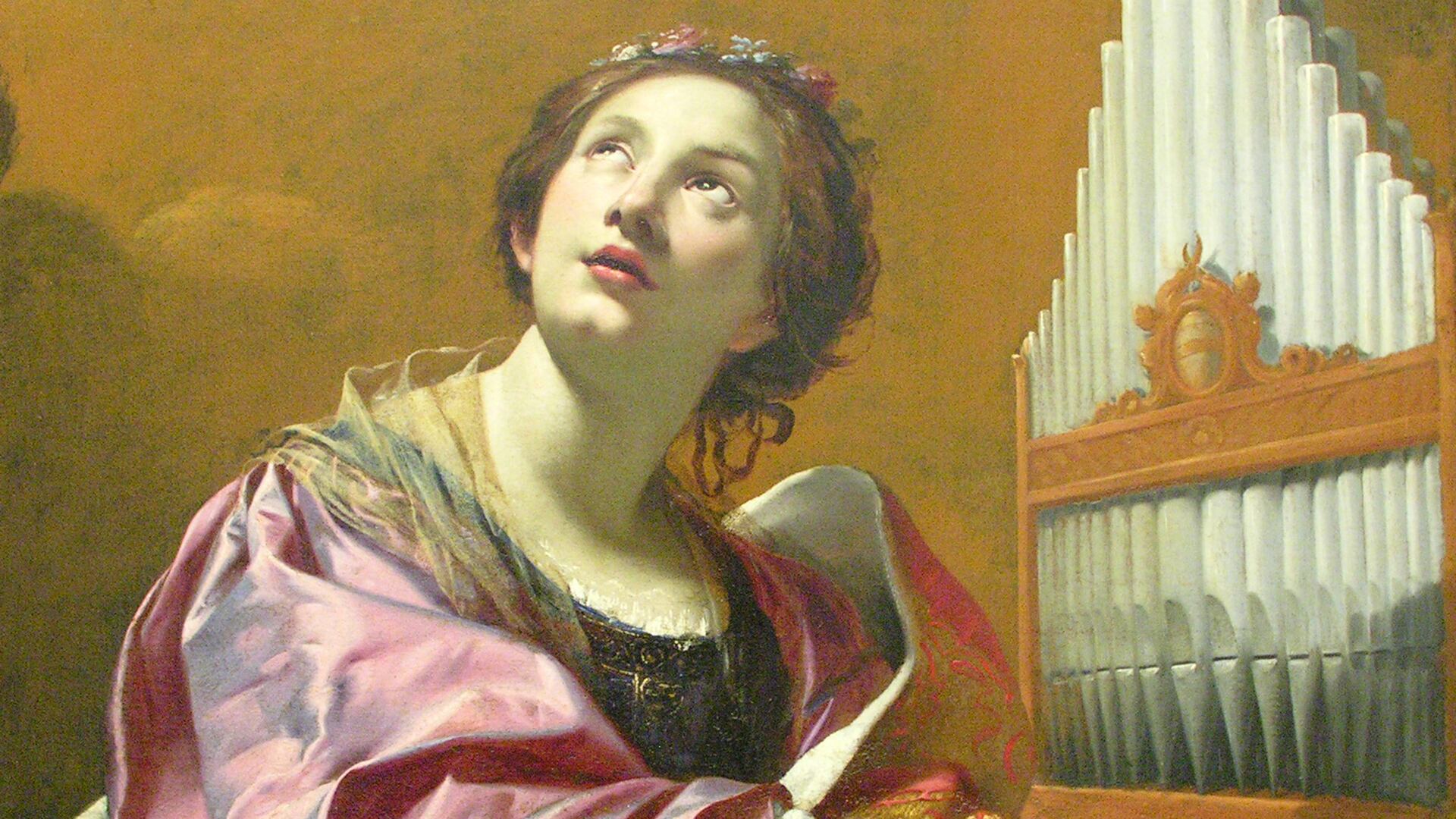 Santa Cecilia, patrona de los músicos (Wikipedia)