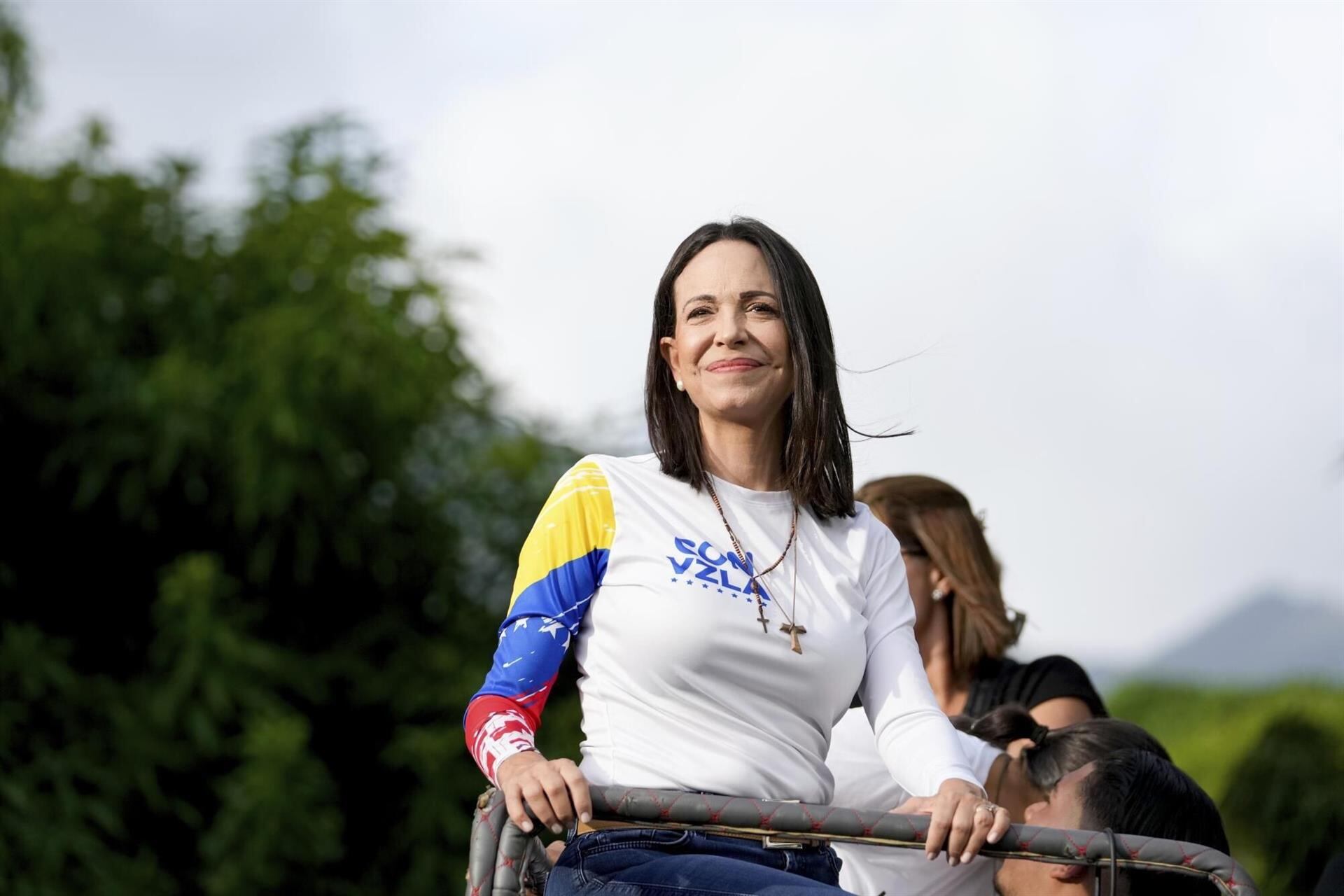 La líder opositora de Venezuela, María Corina Machado