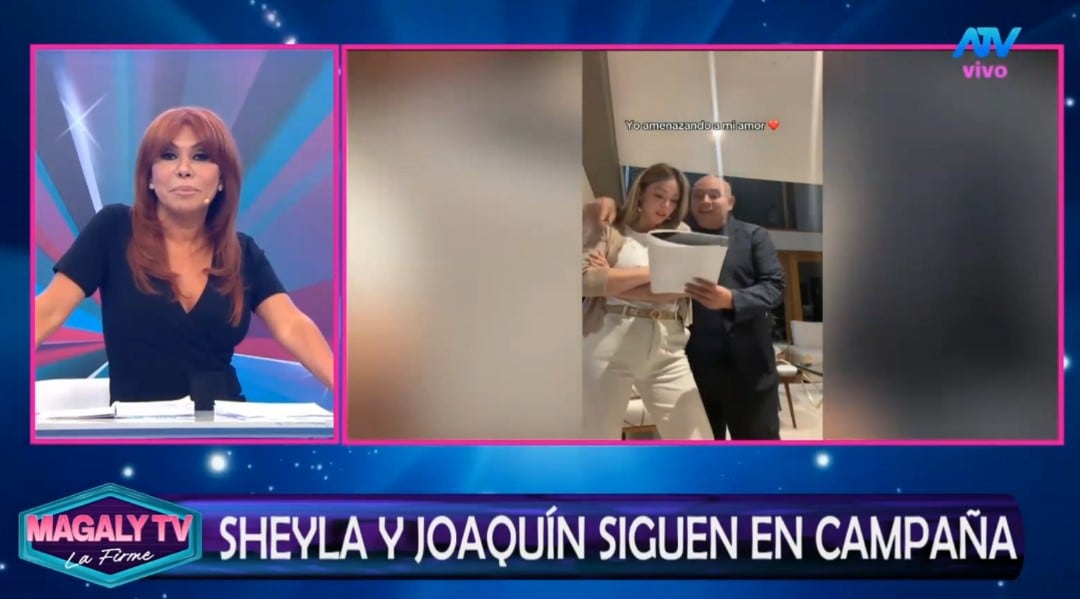 Sheyla Rojas defiende su relación con Joaquín Ramírez y Magaly Medina le recuerda a Sir Winston: “Ese hombre no se iba a casar”