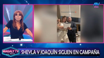 Sheyla Rojas defiende su relación con Joaquín Ramírez y Magaly Medina le recuerda a Sir Winston: “Ese hombre no se iba a casar”