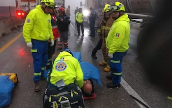 El número de heridos es incierto (Foto: PC Santa Catarina)