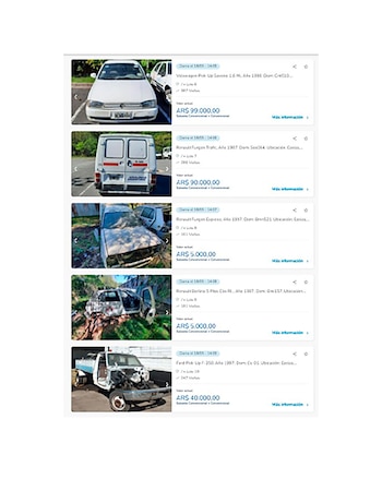 Aerolíneas Argentinas subasta diferentes marcas