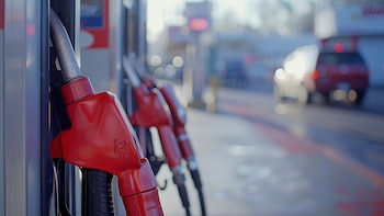 Una mujer tropezó dentro de