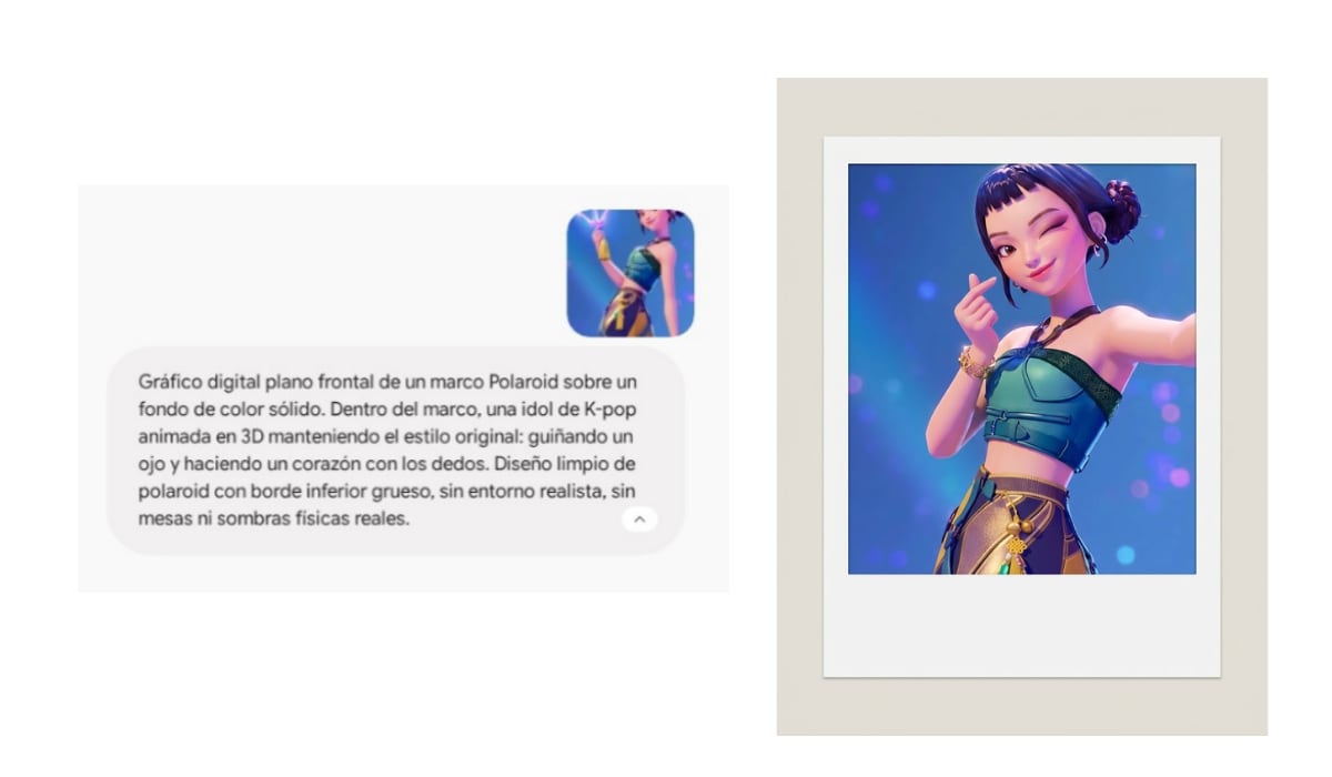 Los usuarios pueden aplicar este prompt con cualquier personaje de la película de Netflix. (Gemini)