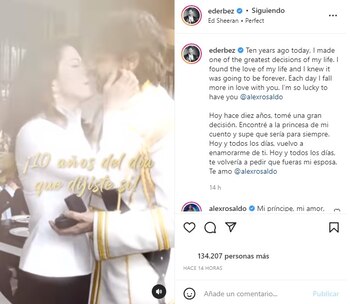 (Captura: @ederbez/Instagram)