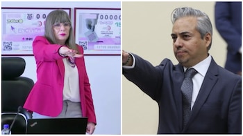 María Elena Cornejo y Miguel