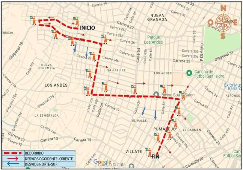 El Gran Desfile Carnaval del Suroccidente y el desfile Garabato de Emiliano, Herencia y Tradición, entre los eventos que generan mayores restricciones de movilidad este sábado - crédito Alcaldía de Barranquilla