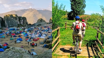 Marcahuasi y Azpitia. (Composición Infobae)