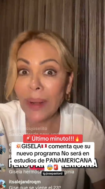 Gisela Valcárcel revela en una