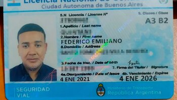 El insólito registro de conducir trucho de “Charly”, el ladrón acusado de darle droga a Diego Maradona