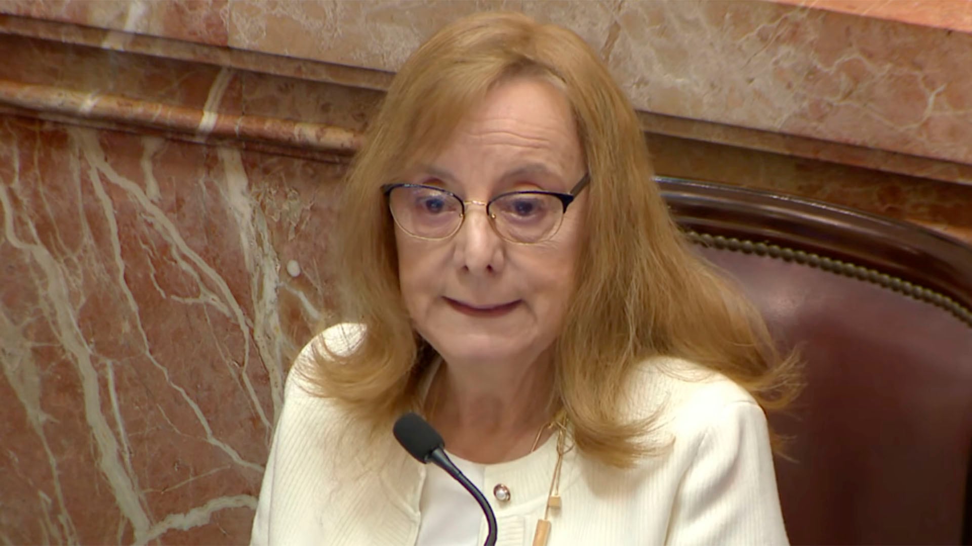 La senadora Alicia Kirchner