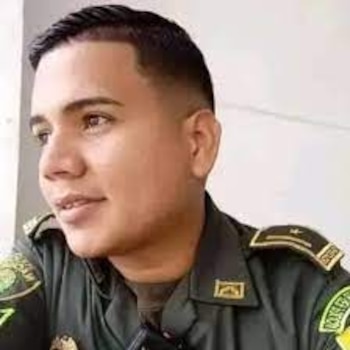 Edward Rafael Porras, patrullero asesinado en Barranquilla.