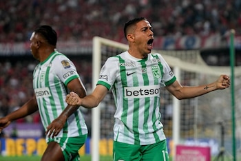 Camilo Cándido celebrando en la