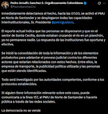 El ministro de Defensa, Pedro