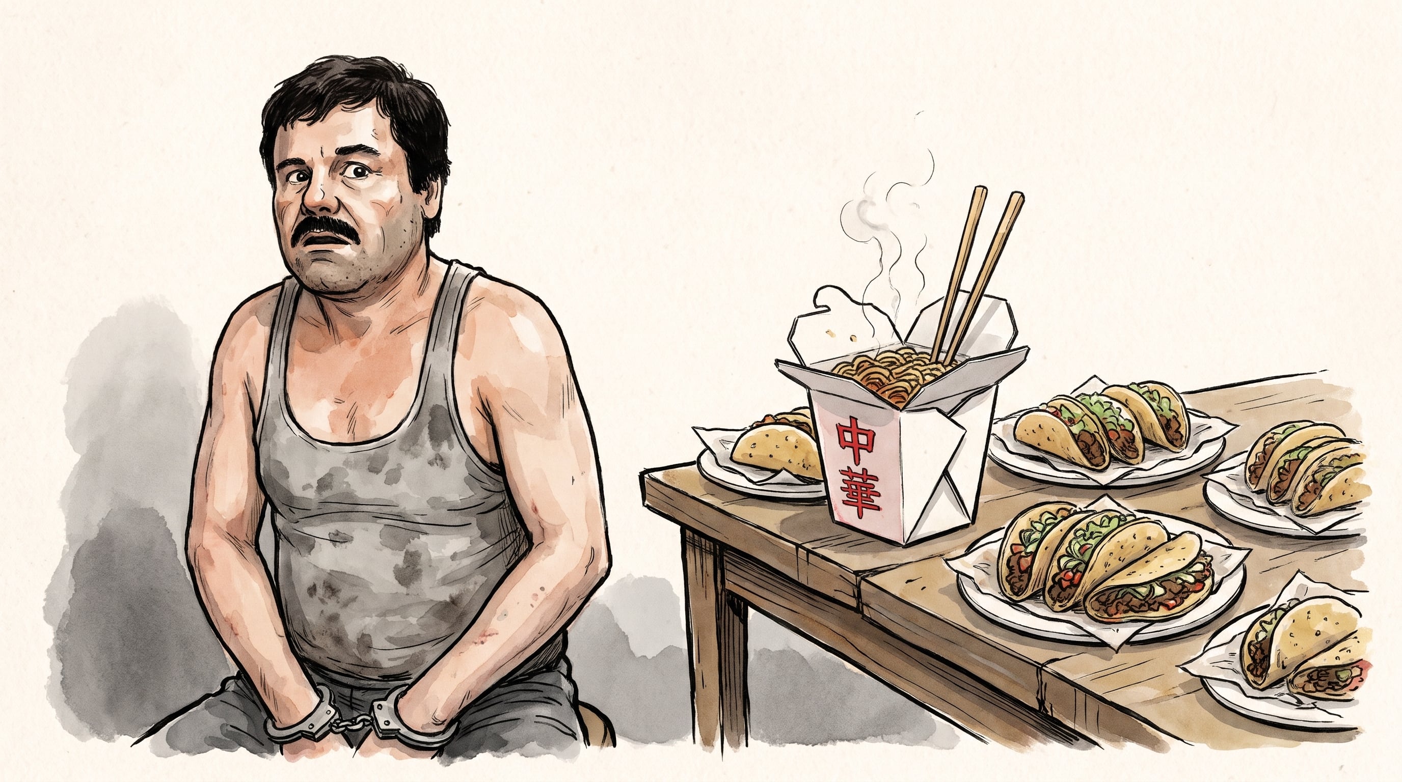 Comida china, el detalle que delató el escondite de "El Chapo" Guzmán y dio vida a la Operación Cisne Negro