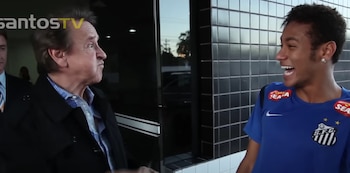 Neymar no pudo contener la