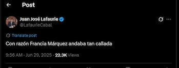 Juan José Lafaurie también mencionó