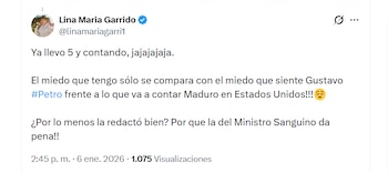 Lina María Garrido desató una