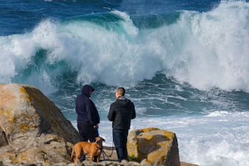 Personas este sábado en la